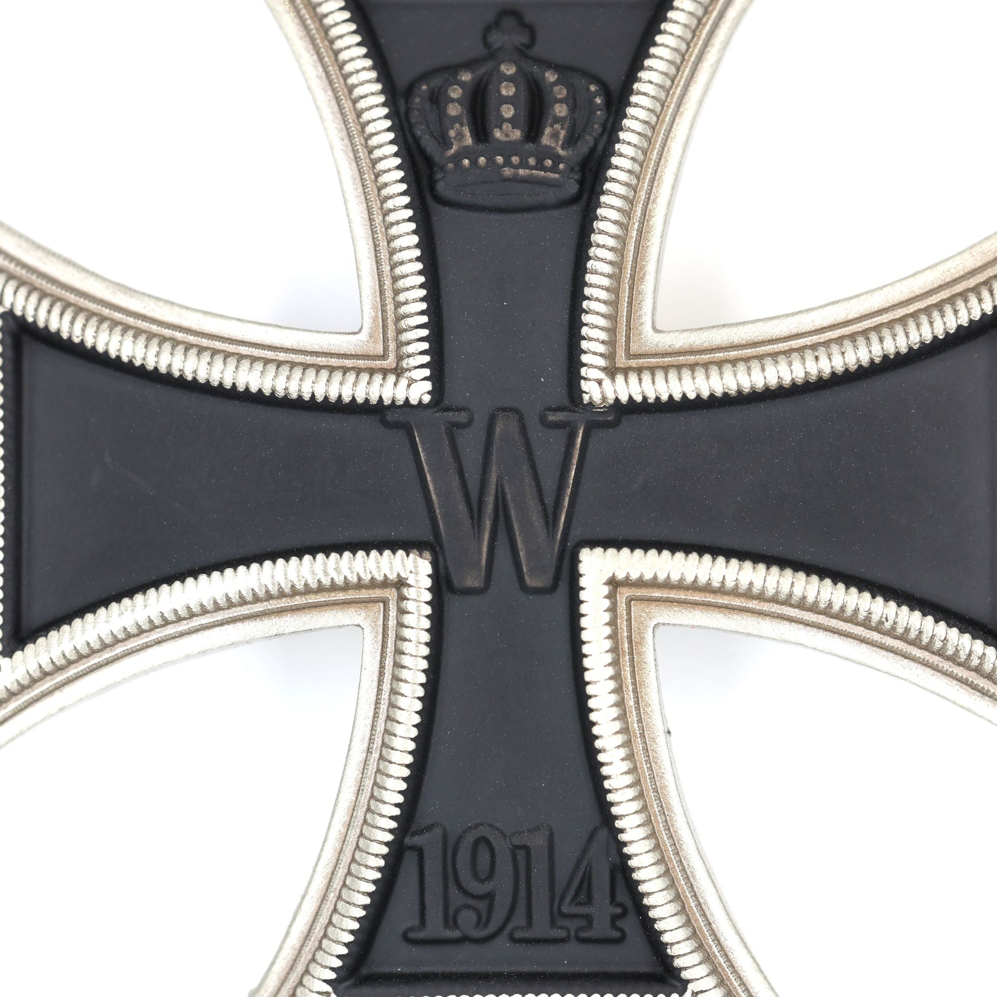 Eisernes Kreuz 1. Klasse 1914 / Iron Cross 1st Class 1914 – gewölbt, massives Messing, Pinback – Replik (Sammleranfertigung)