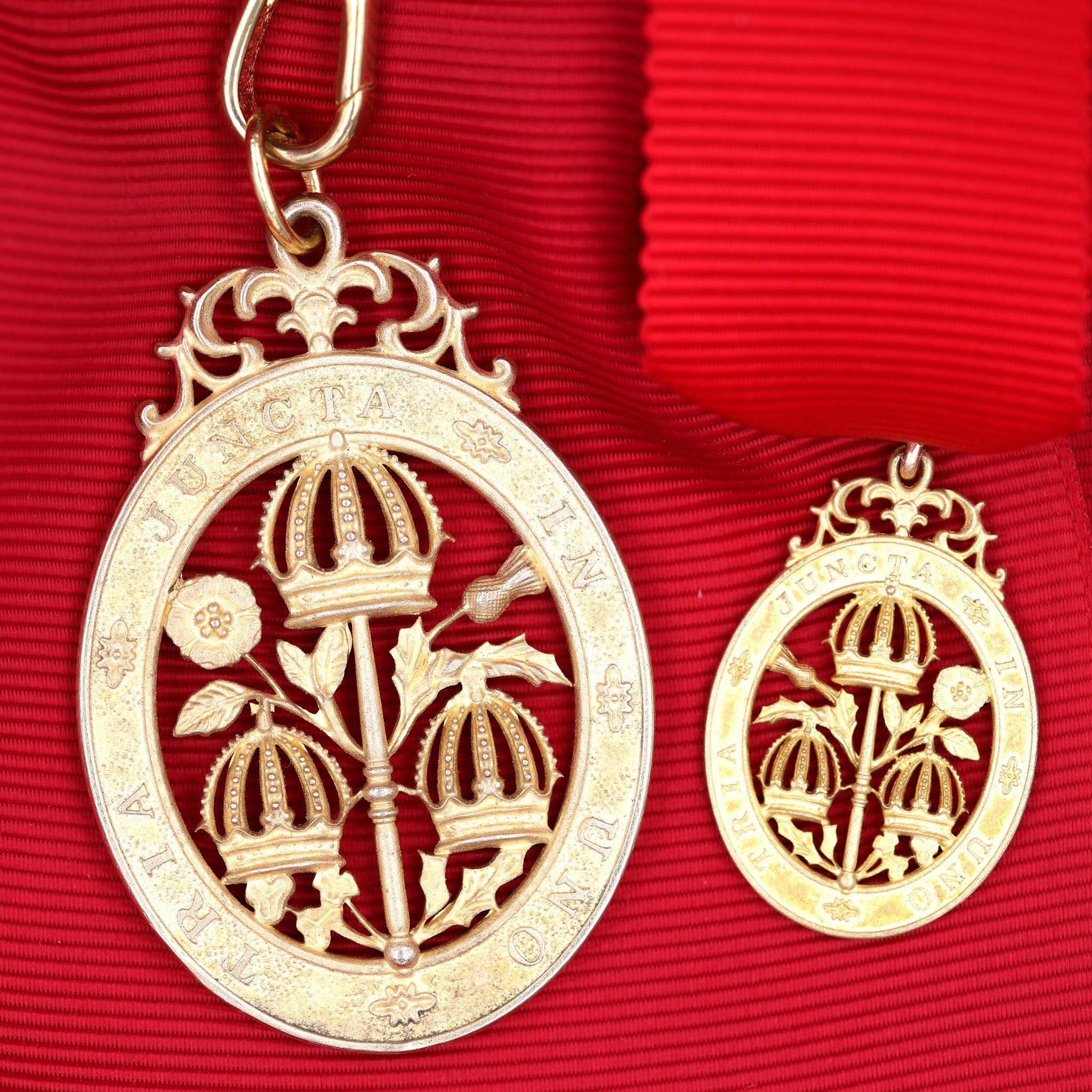 UK Orden des Bades Civil Division Rote Schärpe Set Replik Abzeichen + Miniatur