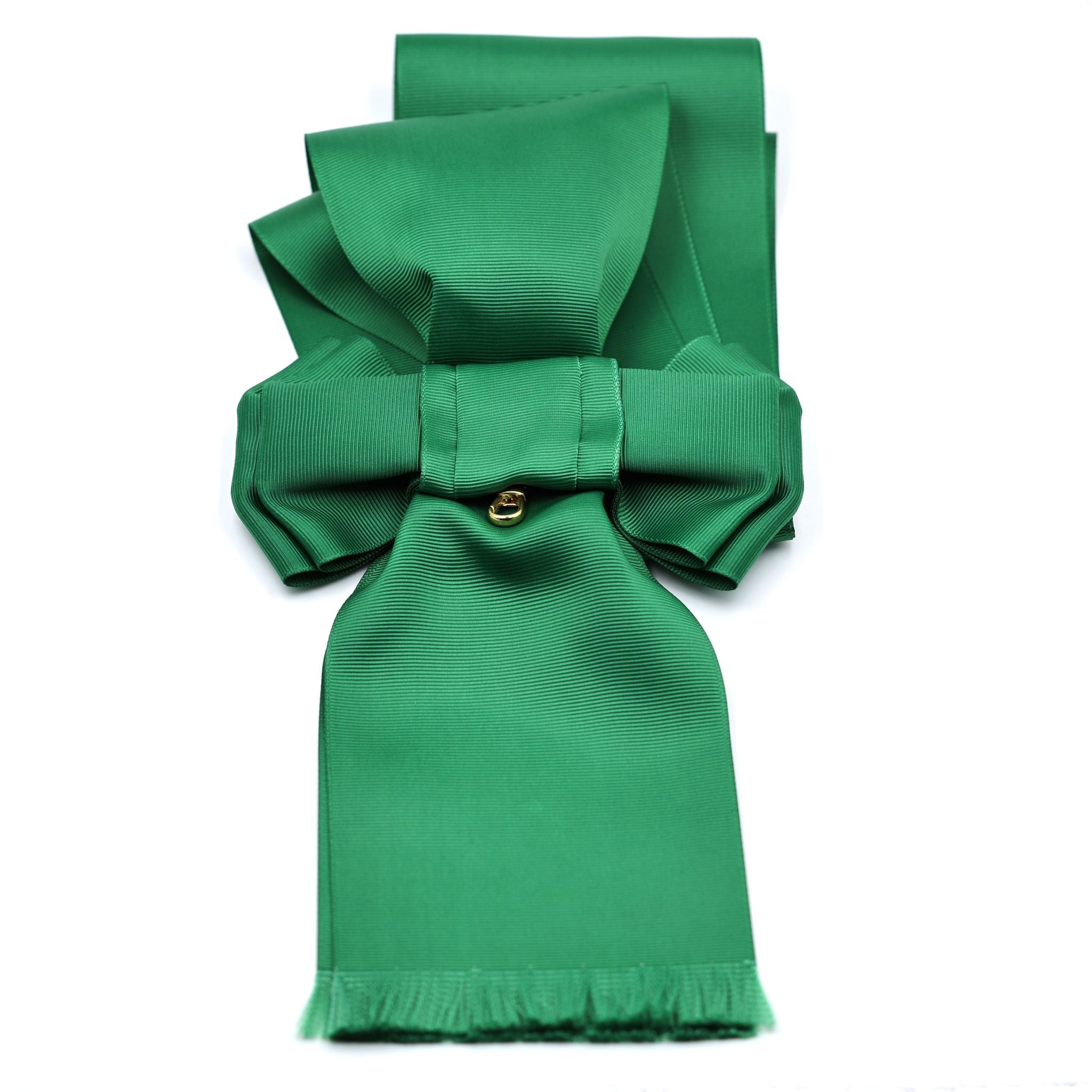 Distelorden (Order of the Thistle) – Tiefgrüne Schärpe/Band mit Fransen – Replik – NUR SCHÄRPE