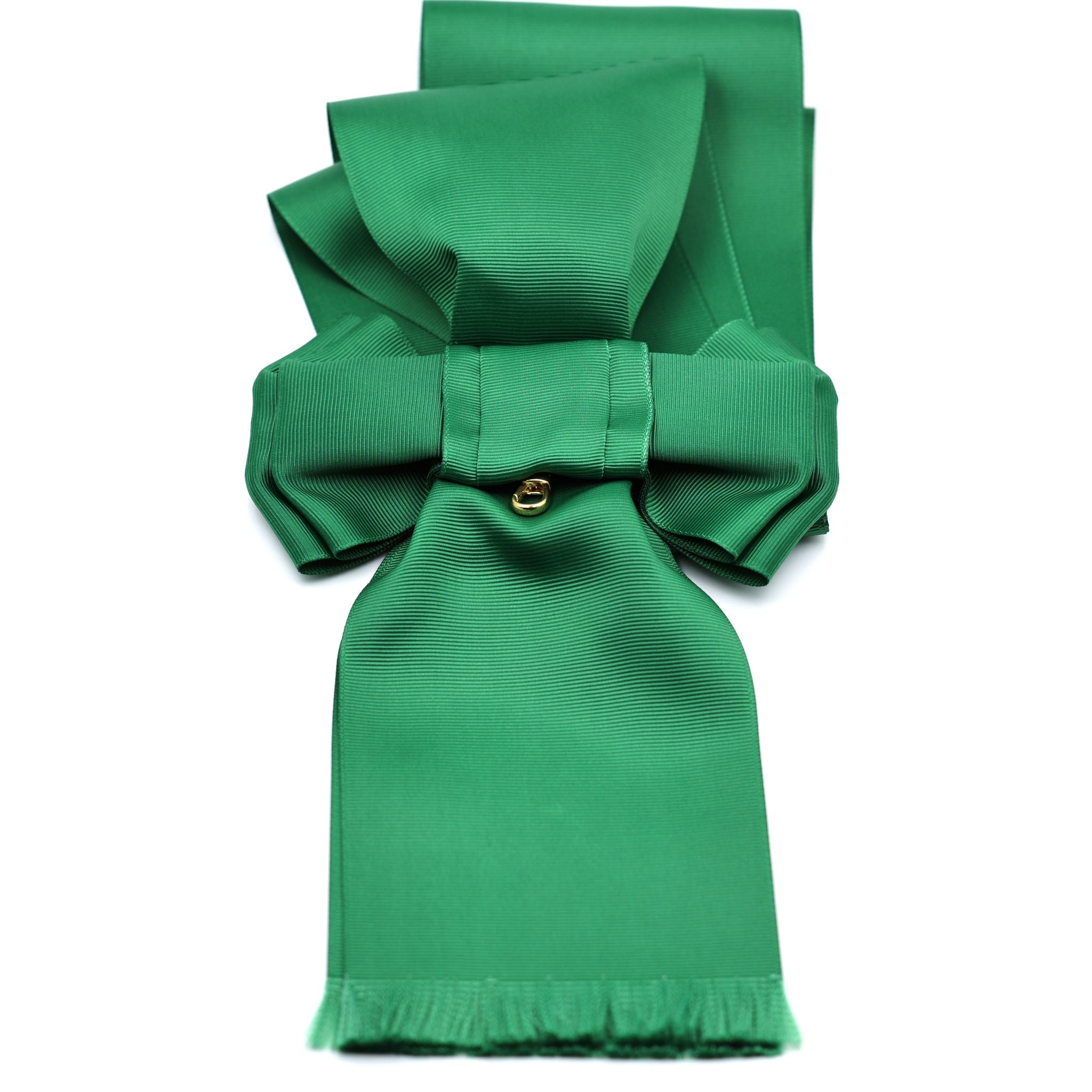 Distelorden (Order of the Thistle) – Tiefgrüne Schärpe/Band mit Fransen – Replik – NUR SCHÄRPE