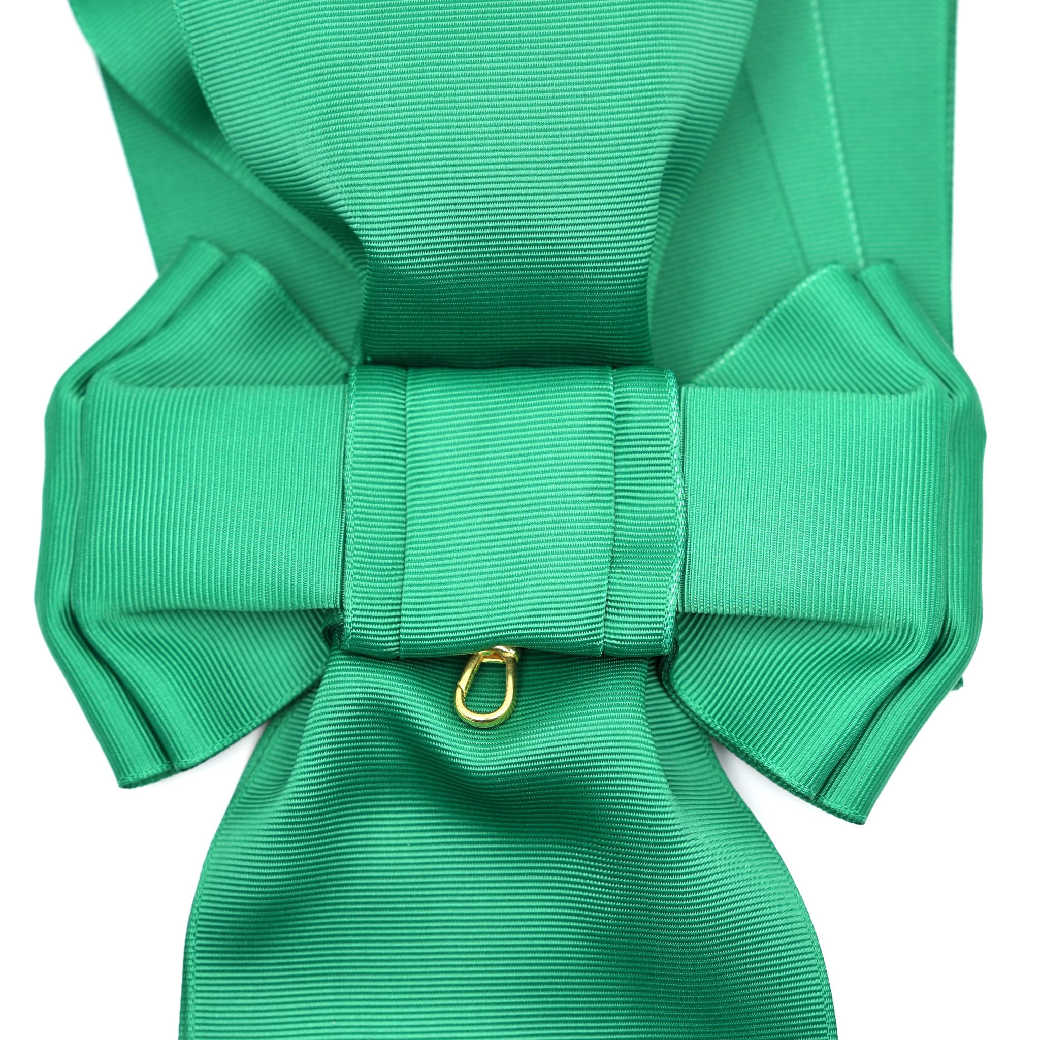 Distelorden (Order of the Thistle) – Tiefgrüne Schärpe/Band mit Fransen – Replik – NUR SCHÄRPE