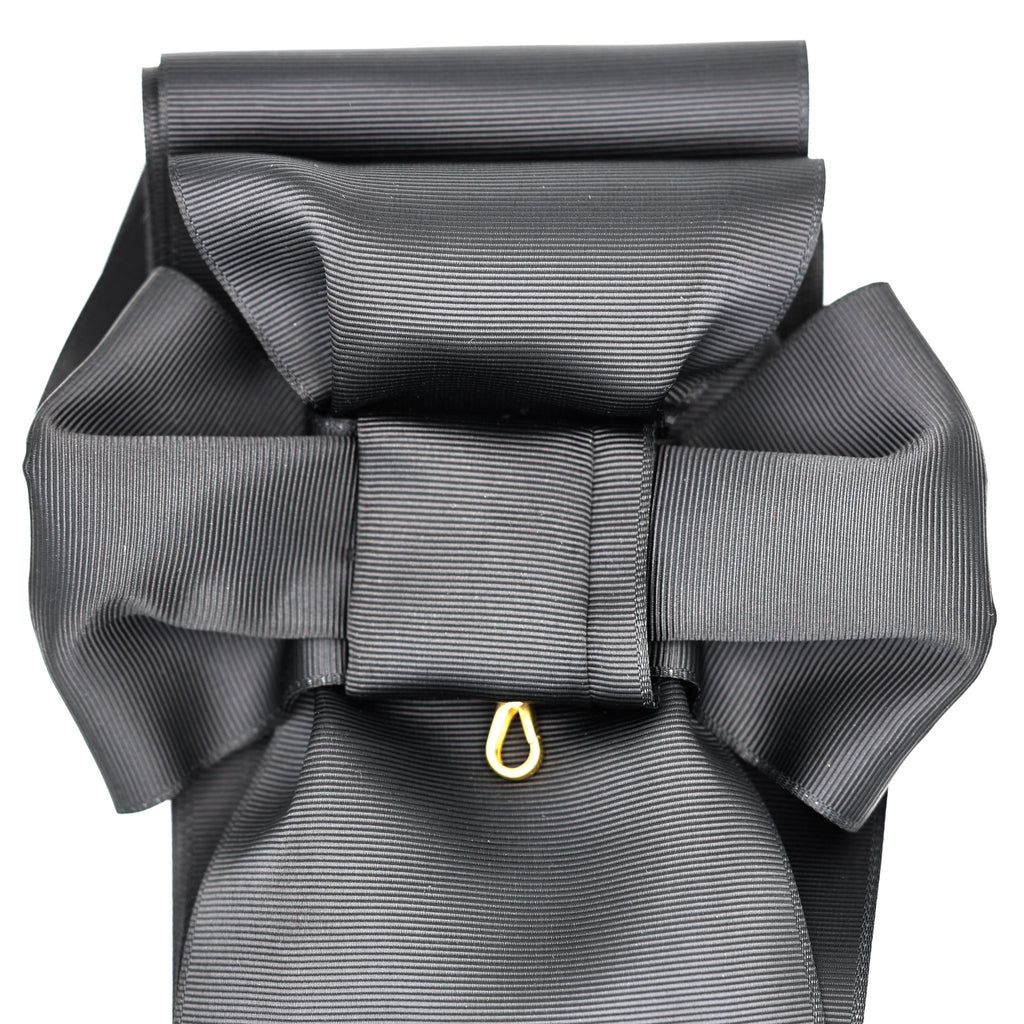 Britischer Orden des Heiligen Johannes von Jerusalem – Schwarze Zeremonialschärpe im Schleifenstil / UK Order of St John Black Sash Only Ceremonial Sash Bow Style Replica – Sammleranfertigung