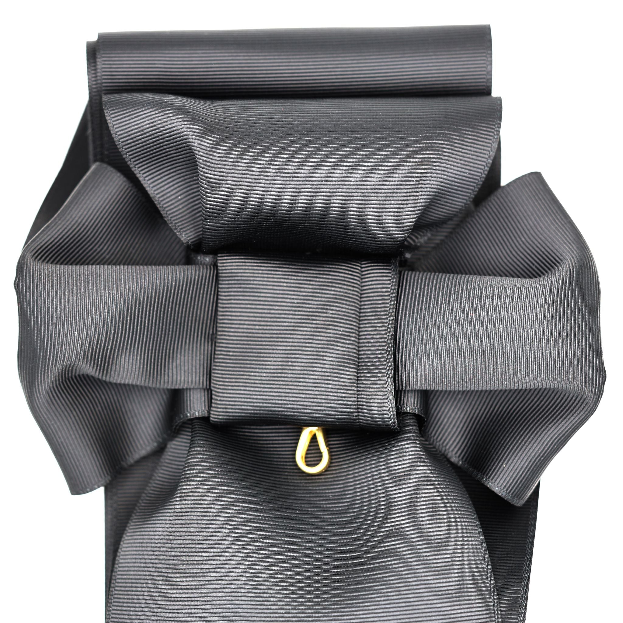 Britischer Orden des Heiligen Johannes von Jerusalem – Schwarze Zeremonialschärpe im Schleifenstil / UK Order of St John Black Sash Only Ceremonial Sash Bow Style Replica – Sammleranfertigung