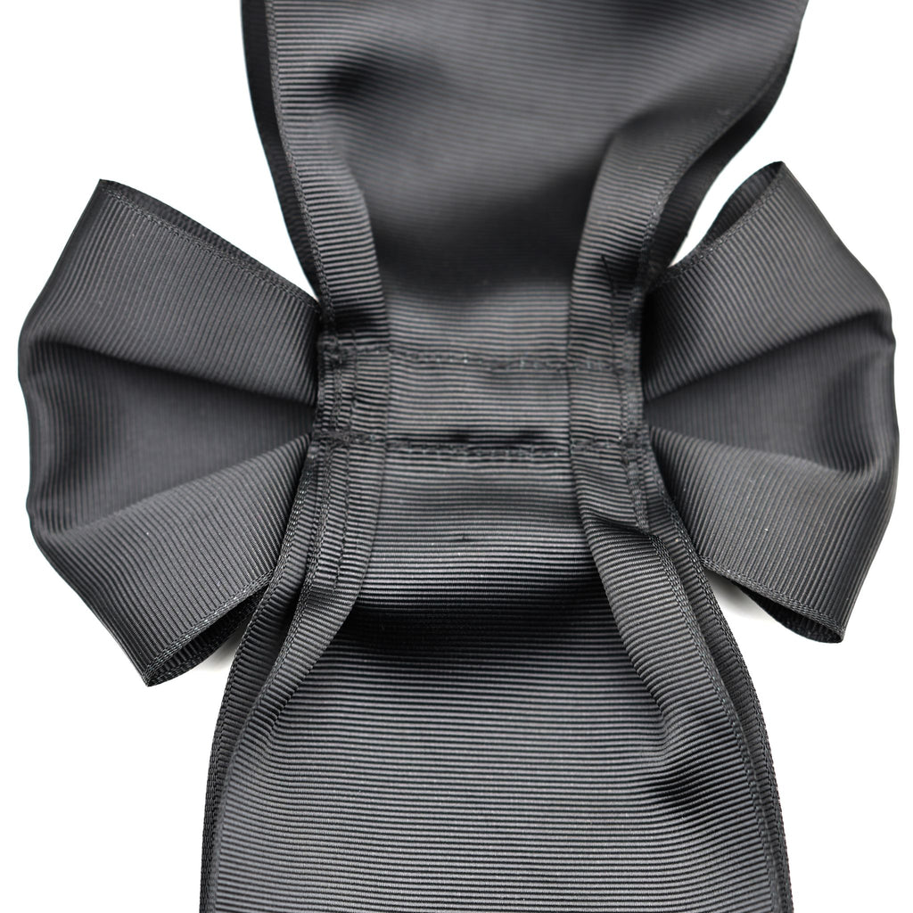 Britischer Orden des Heiligen Johannes von Jerusalem – Schwarze Zeremonialschärpe im Schleifenstil / UK Order of St John Black Sash Only Ceremonial Sash Bow Style Replica – Sammleranfertigung