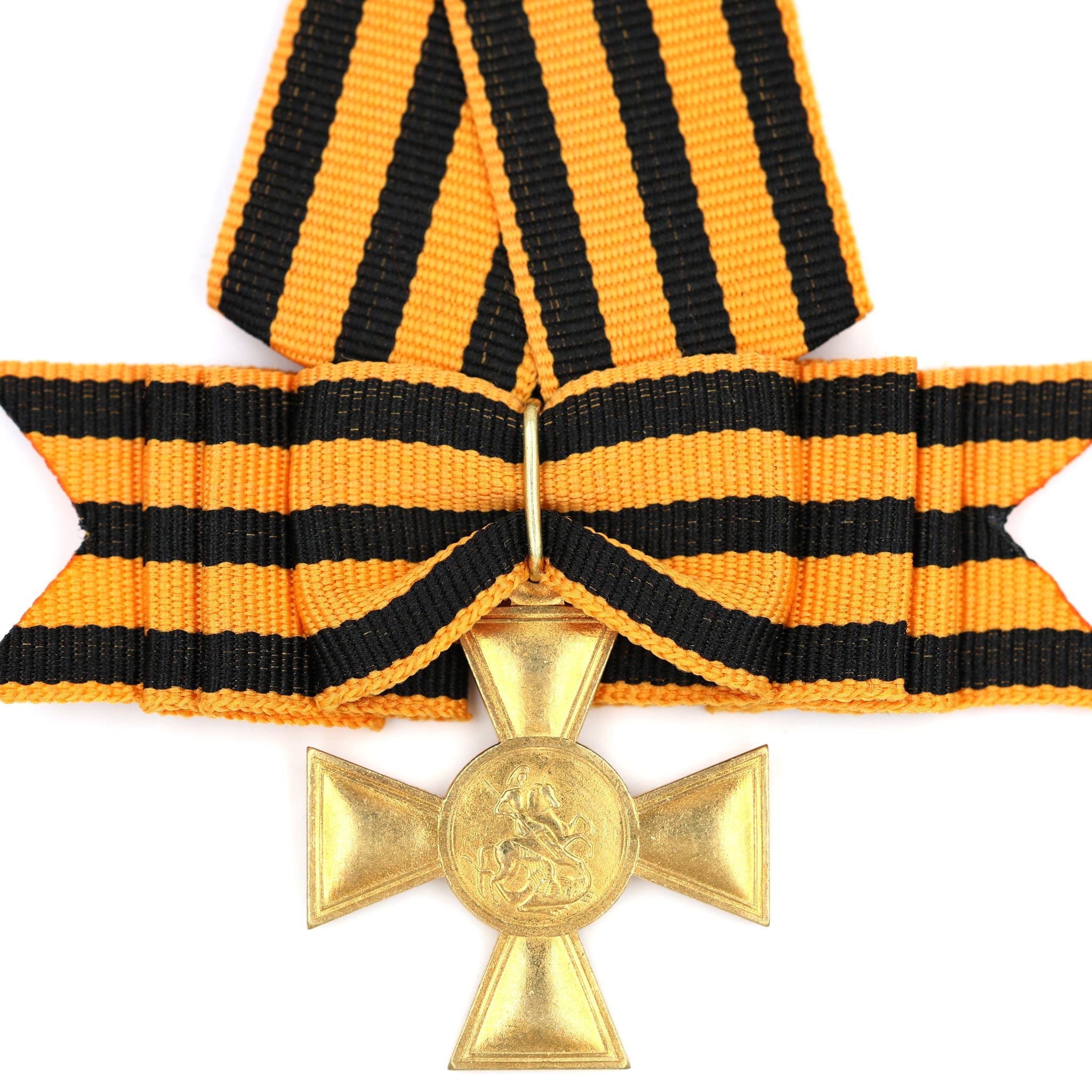 Russisches St.-Georgs-Kreuz Set 1–4. Klasse Replikat m. Band 4er Set