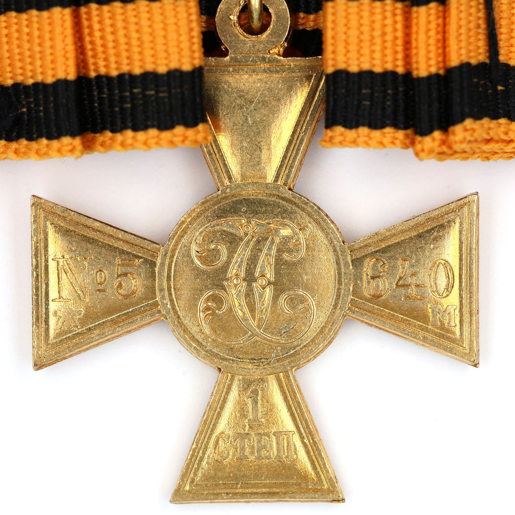 Russisches St.-Georgs-Kreuz Set 1–4. Klasse Replikat m. Band 4er Set