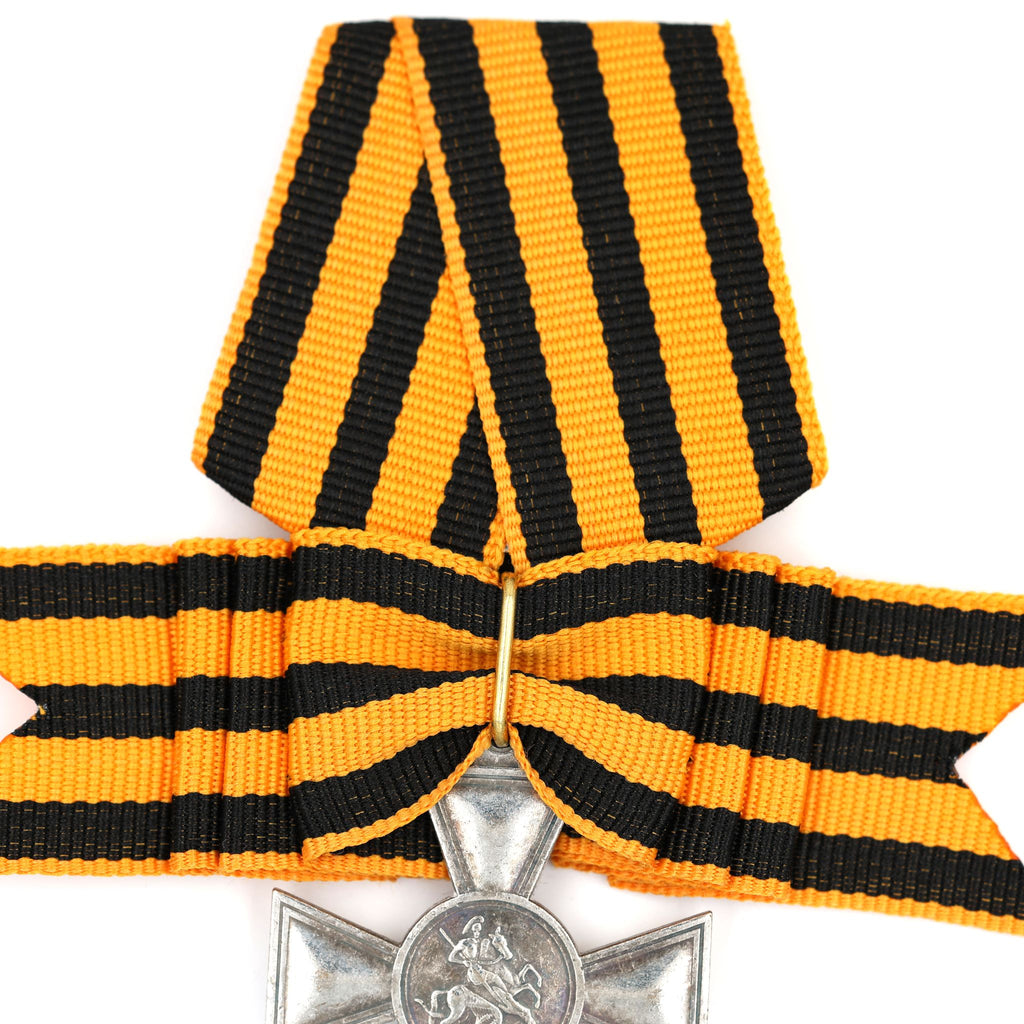 Russisches St.-Georgs-Kreuz 3. Klasse Replikat m. Schleifenband Nadel