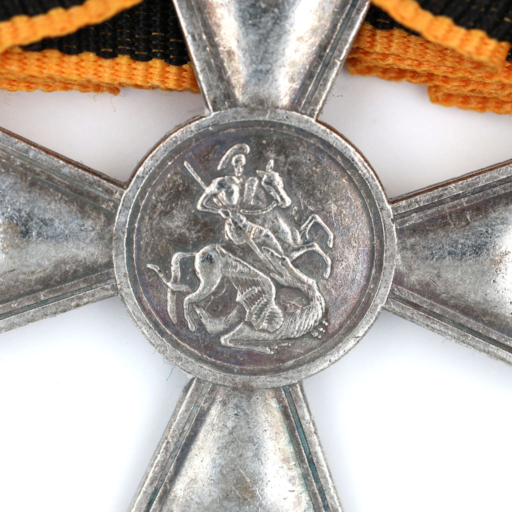 Russisches St.-Georgs-Kreuz 3. Klasse Replikat m. Schleifenband Nadel