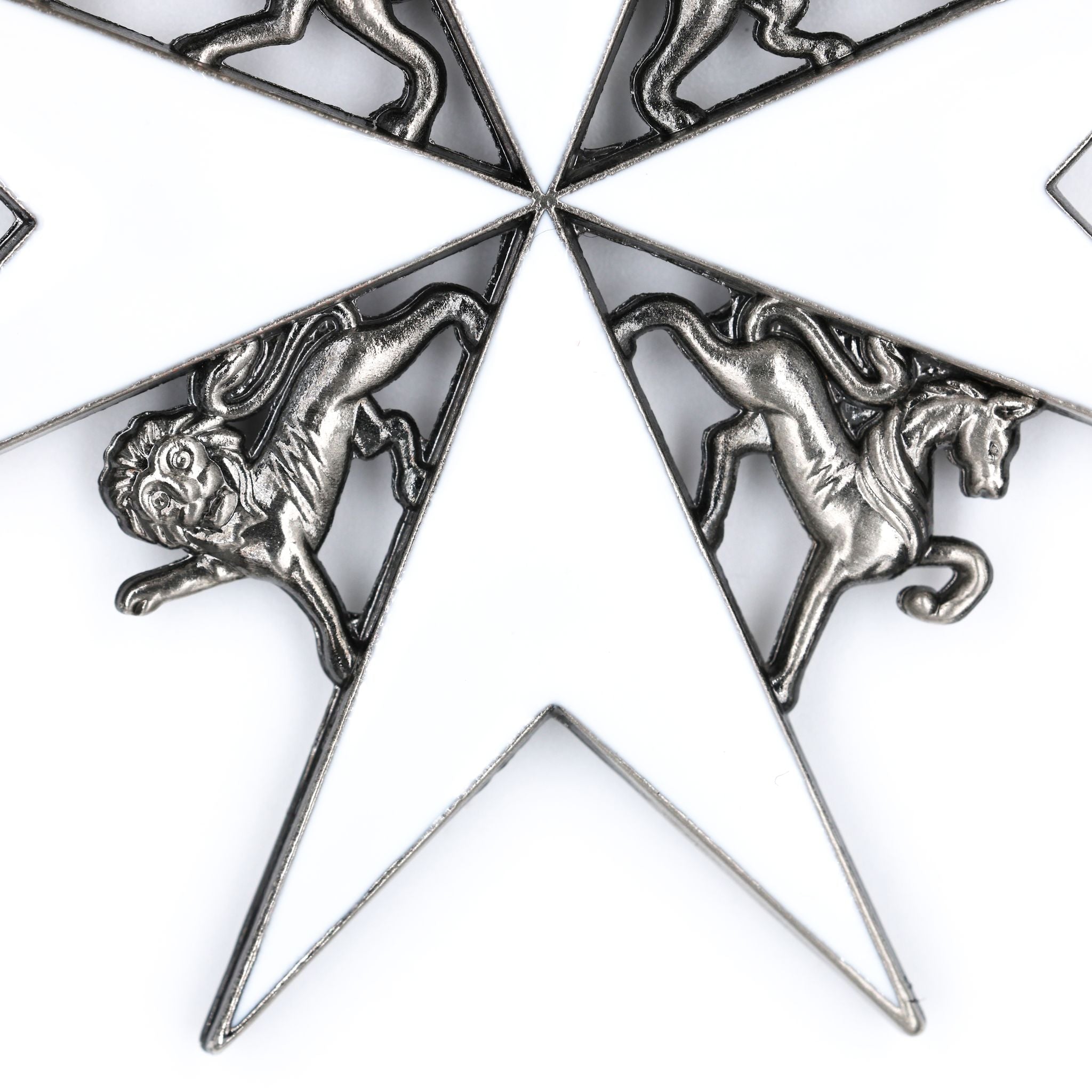 Britischer Johanniterorden – Damen-Schleifenabzeichen einer Dame der Gnade / UK British Order of St John Lady of Grace Bow Badge Replica – Sammleranfertigung