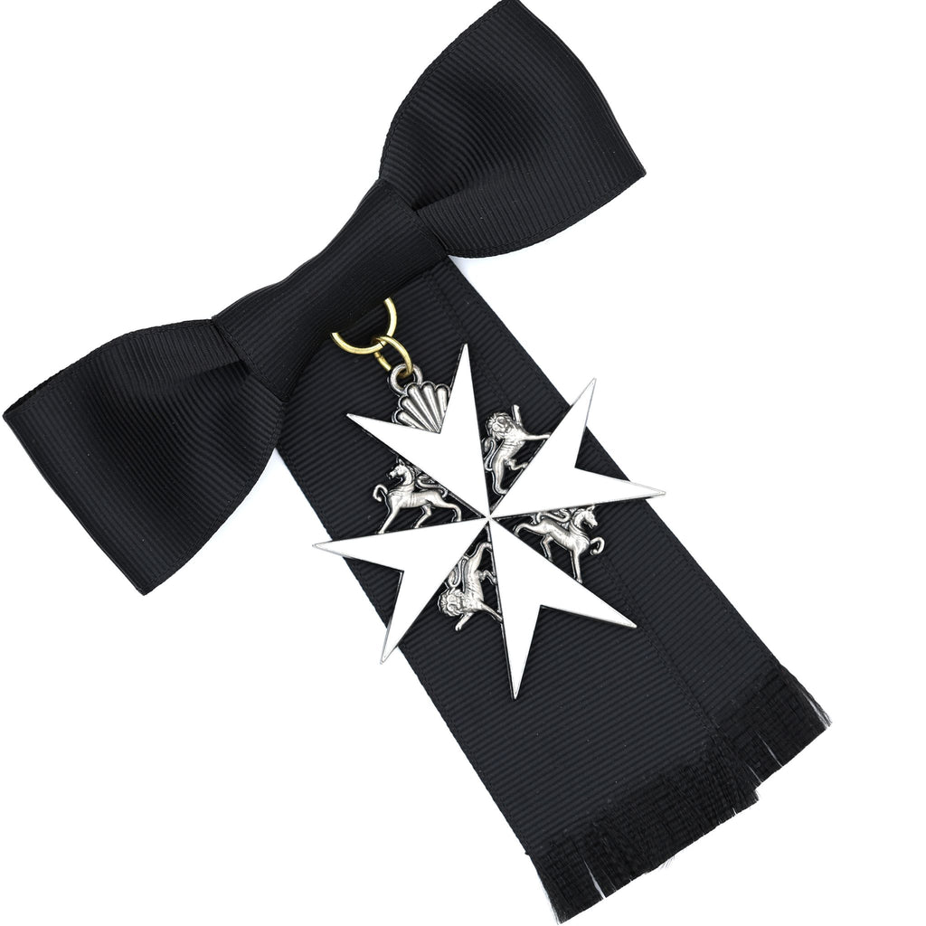 Britischer Order of St John Kommandeur CStJ Grad III Damen-Schleifenabzeichen Replik