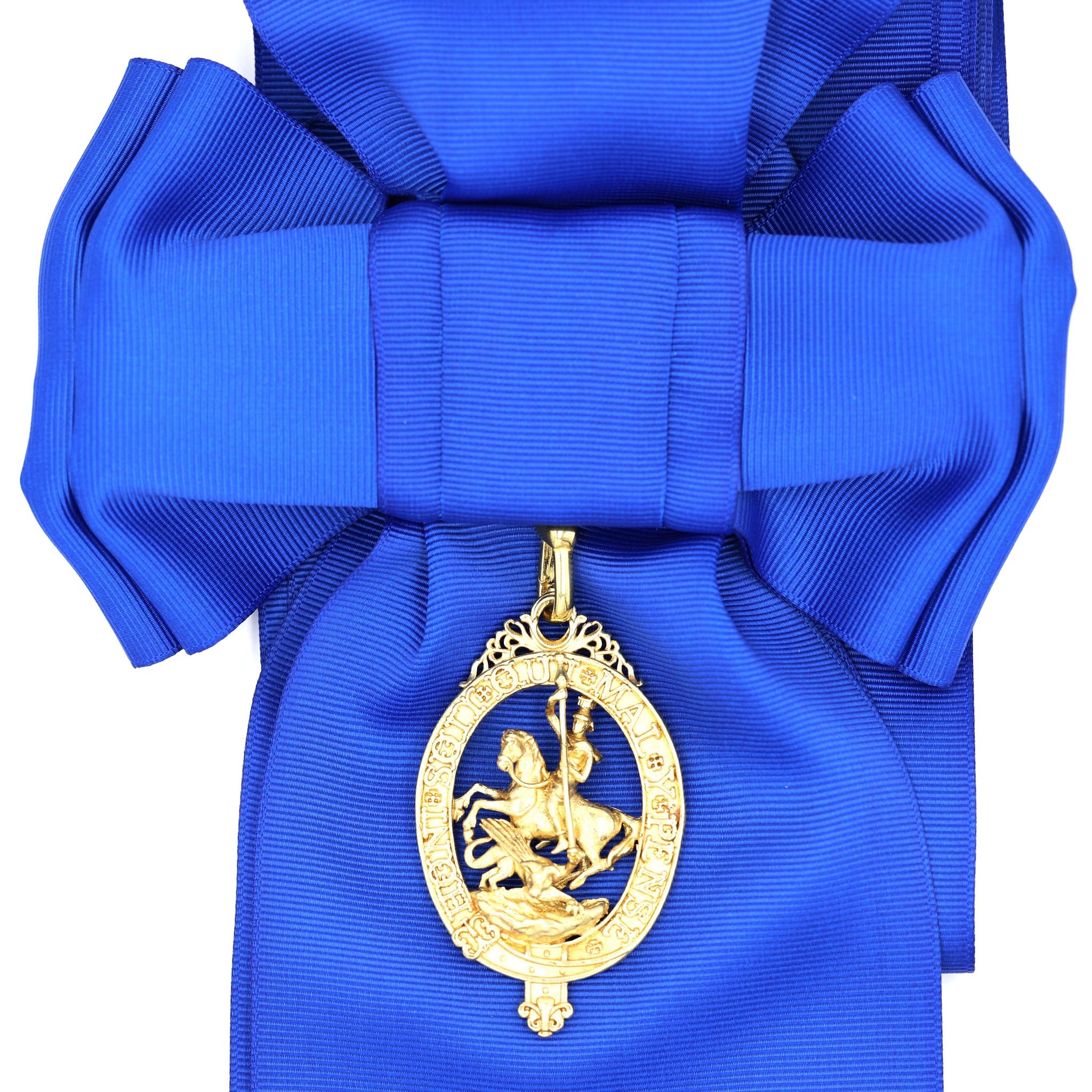 UK Hosenbandorden Order of the Garter Schärpe Medaille Replik Royalblau