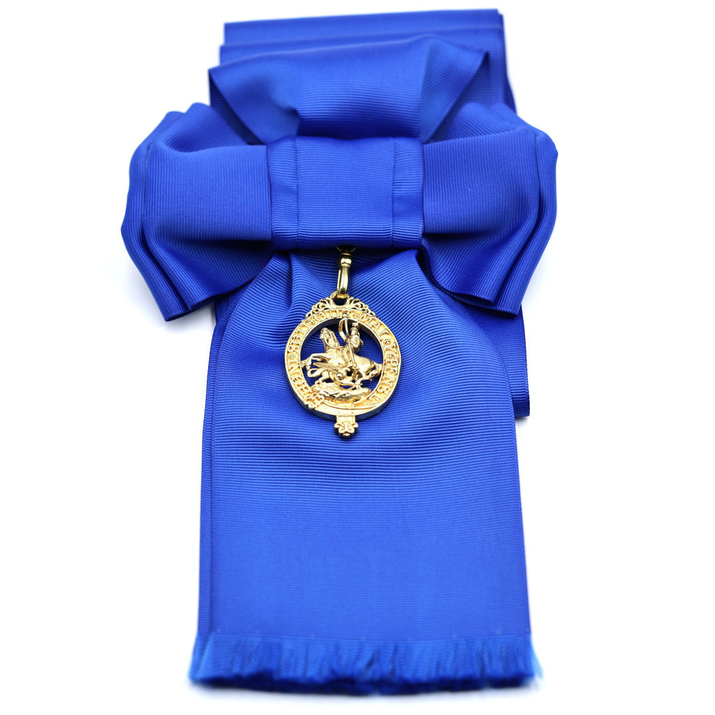 UK Hosenbandorden Order of the Garter Schärpe Medaille Replik Royalblau