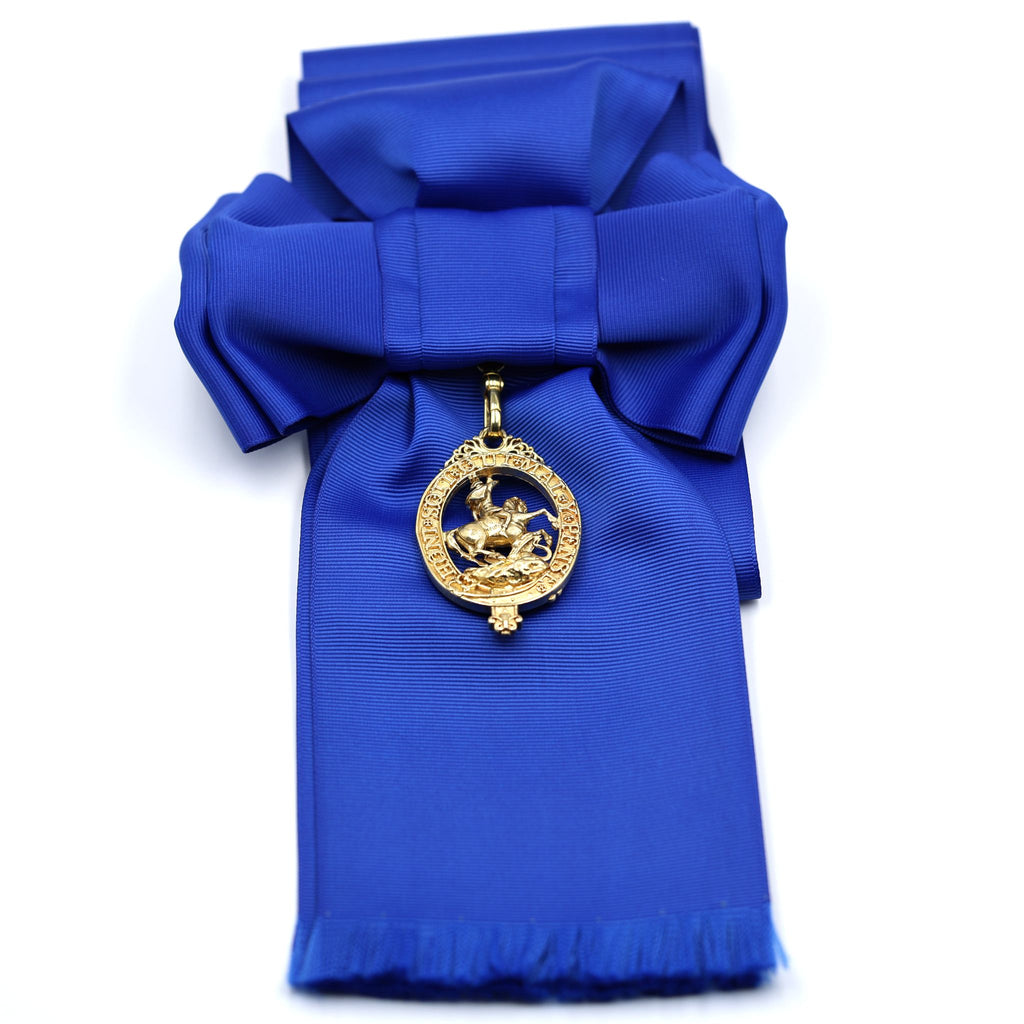 UK Hosenbandorden Order of the Garter Schärpe Medaille Replik Royalblau