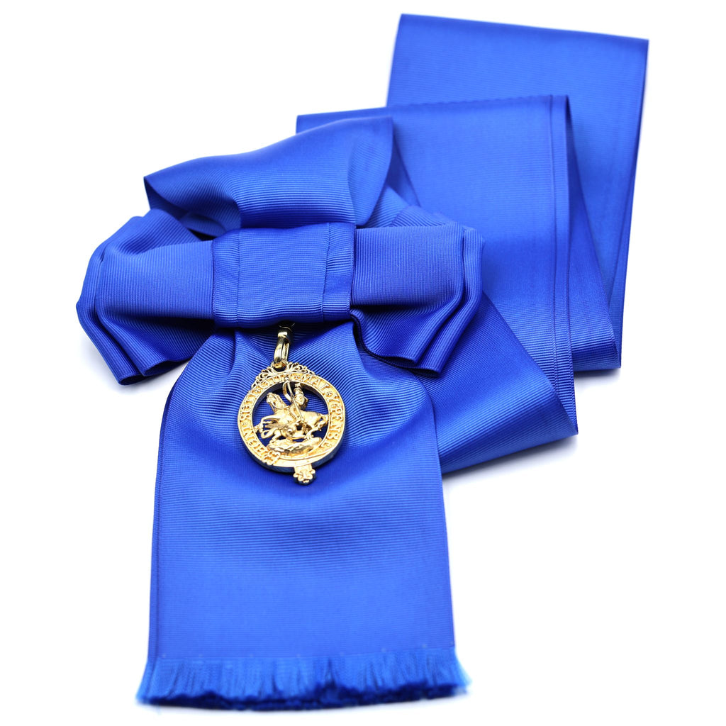 UK Hosenbandorden Order of the Garter Schärpe Medaille Replik Royalblau
