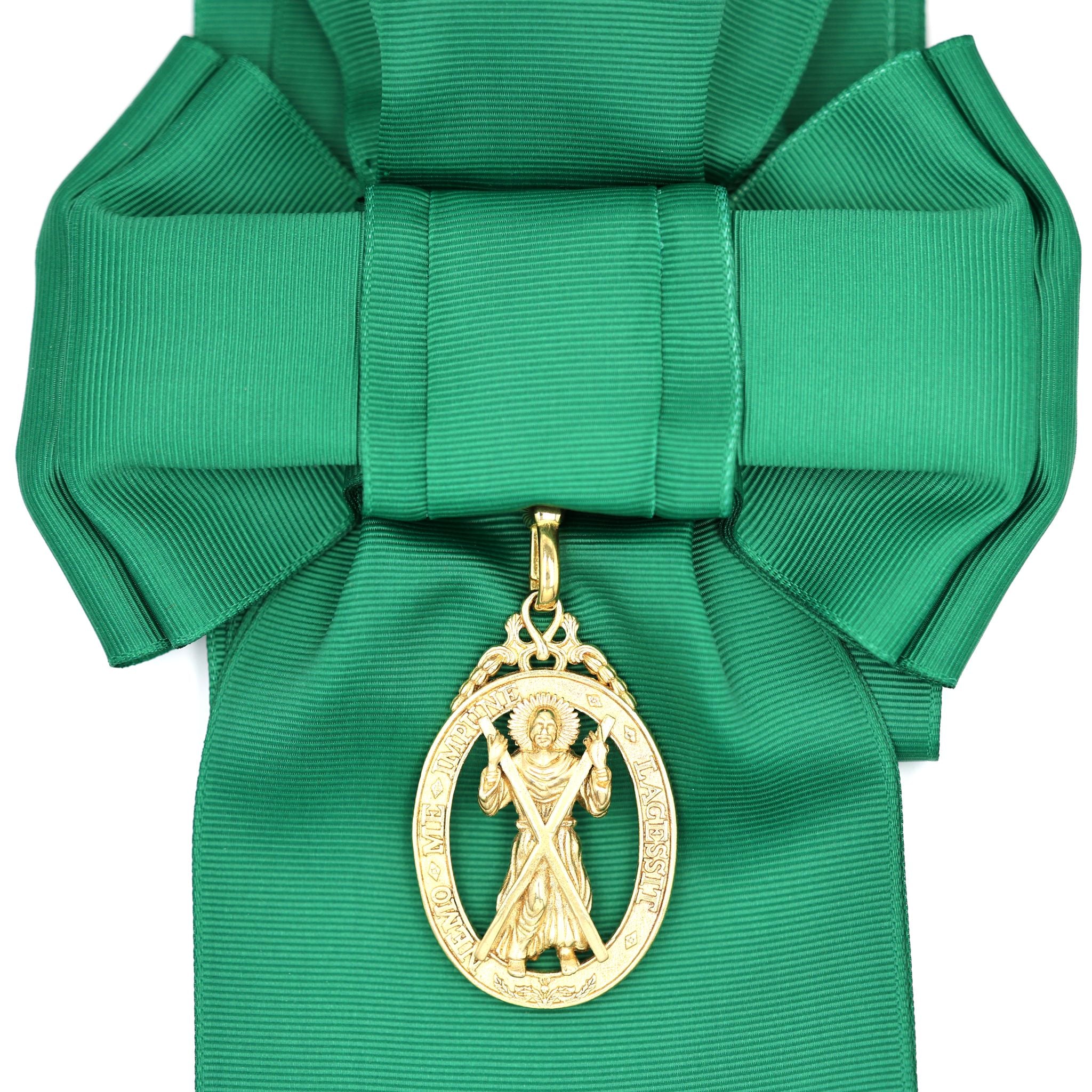 UK Distelorden Schärpe tiefgrün mit Abzeichen Order of the Thistle Replik