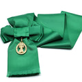 UK Distelorden Schärpe tiefgrün mit Abzeichen Order of the Thistle Replik