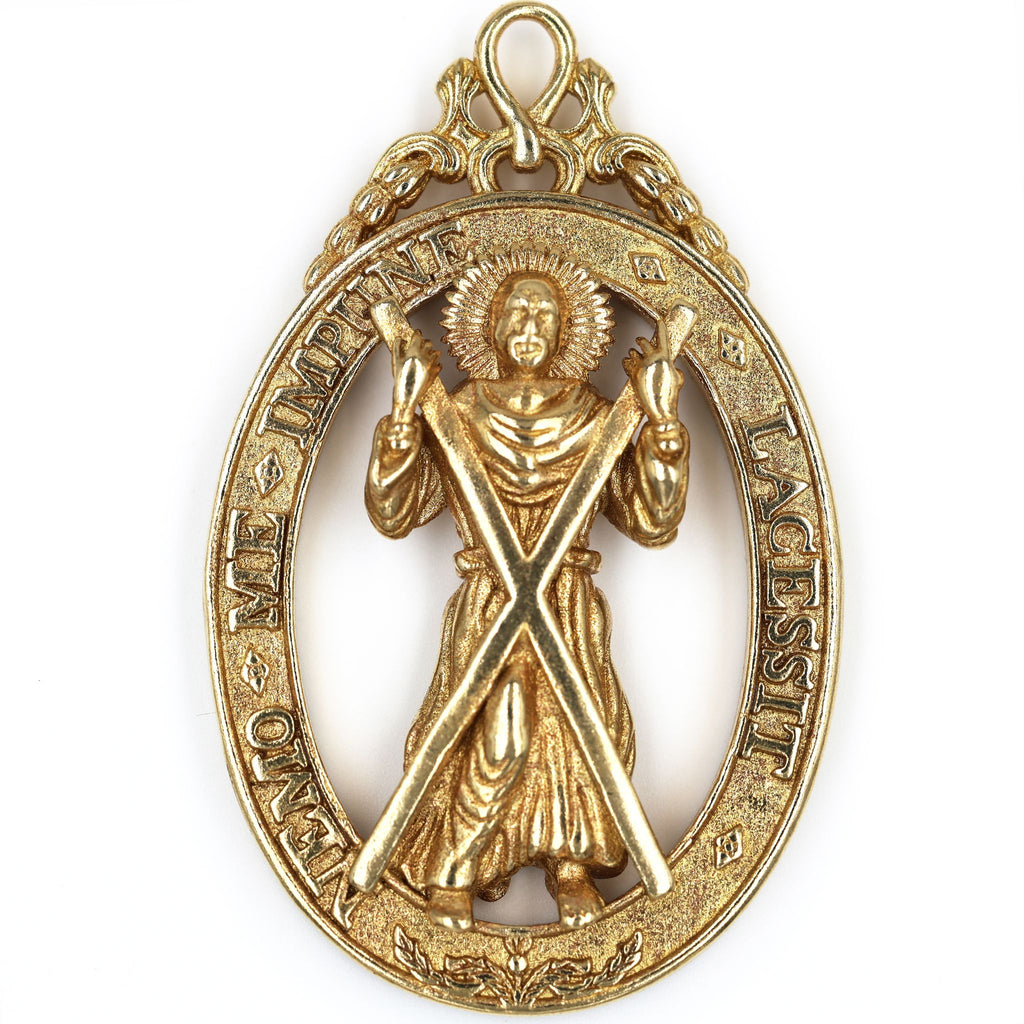 2 Stück Britische Hosenbandorden & Distelorden Anhänger Messing Replik Sammleranfertifung