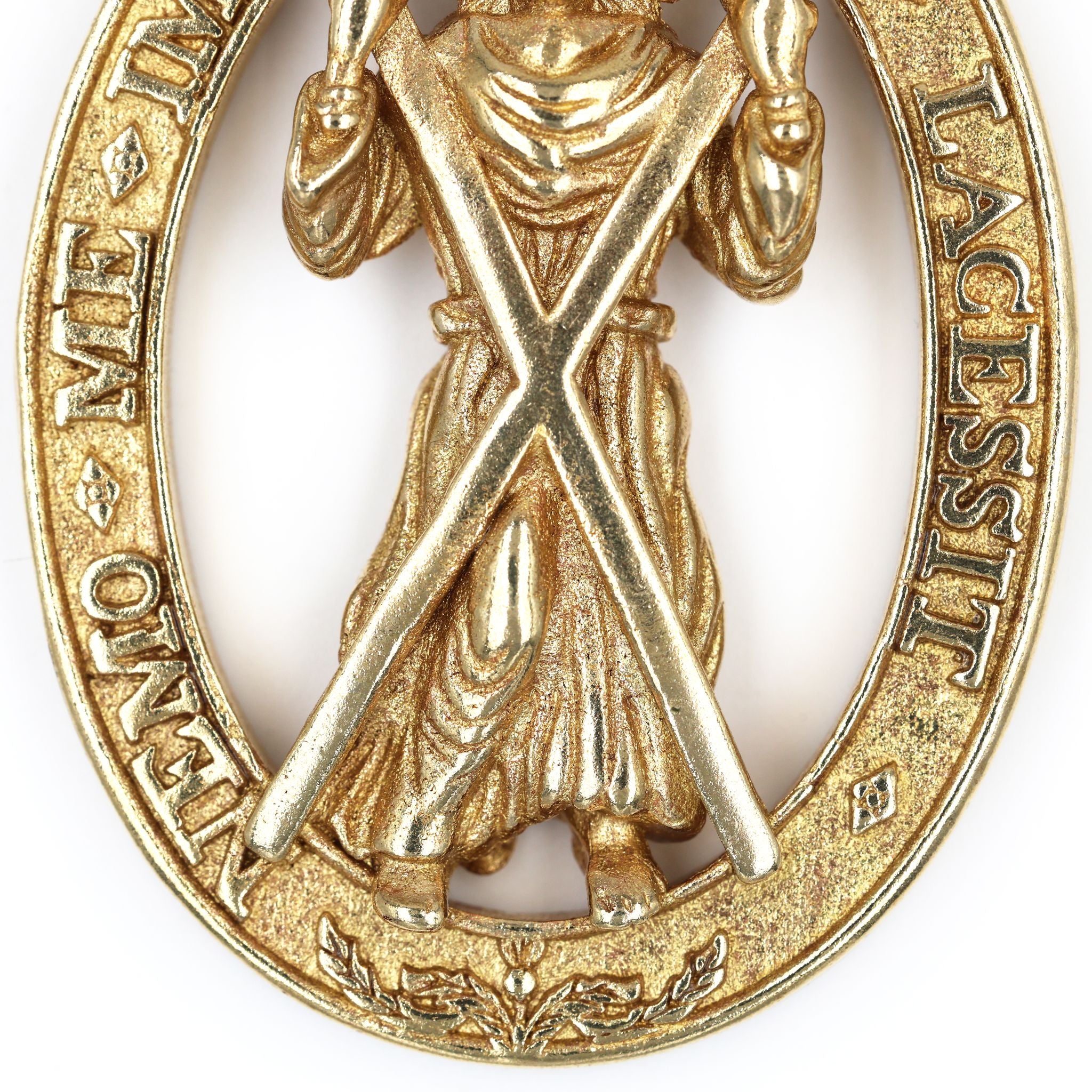 2 Stück Britische Hosenbandorden & Distelorden Anhänger Messing Replik Sammleranfertifung