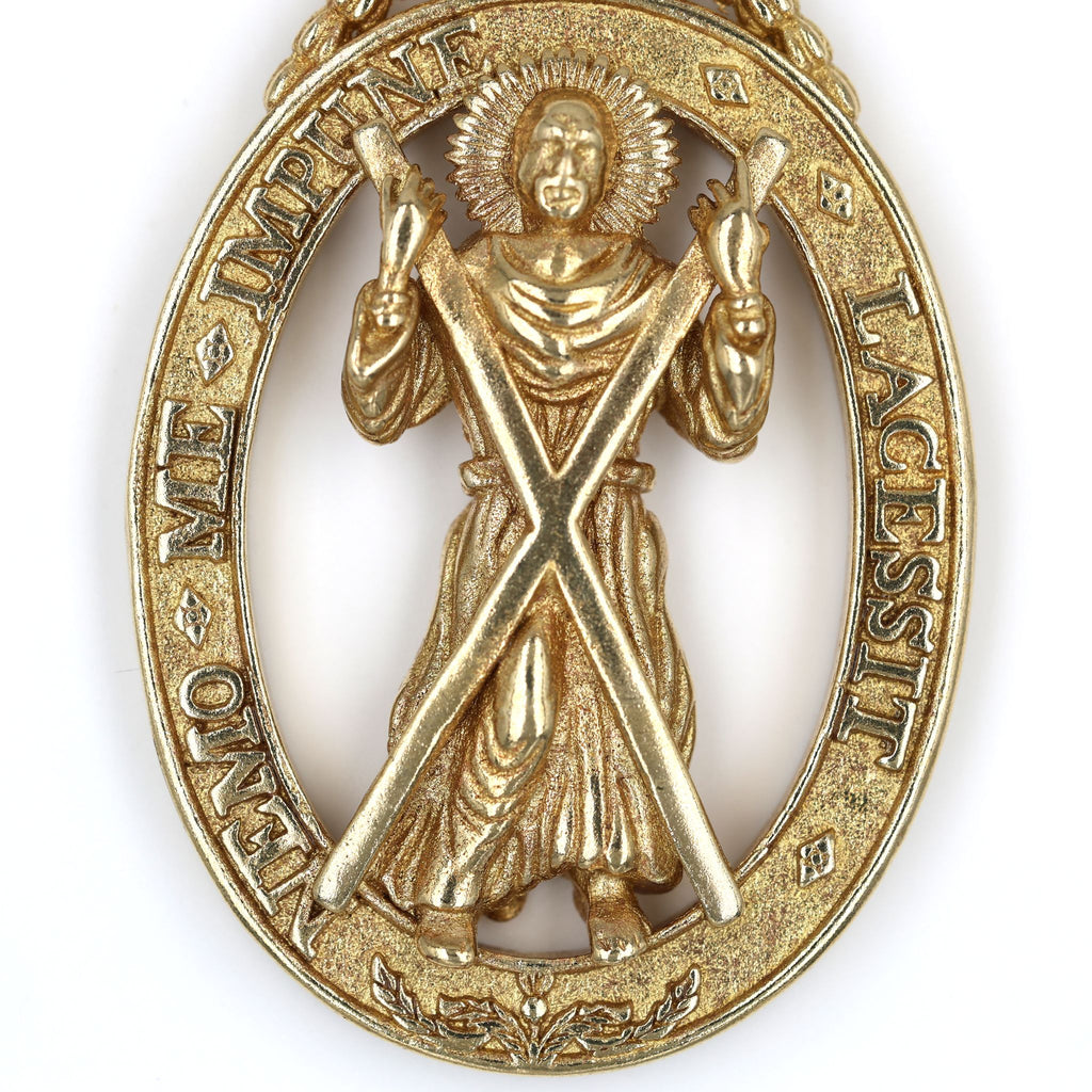 2 Stück Britische Hosenbandorden & Distelorden Anhänger Messing Replik Sammleranfertifung