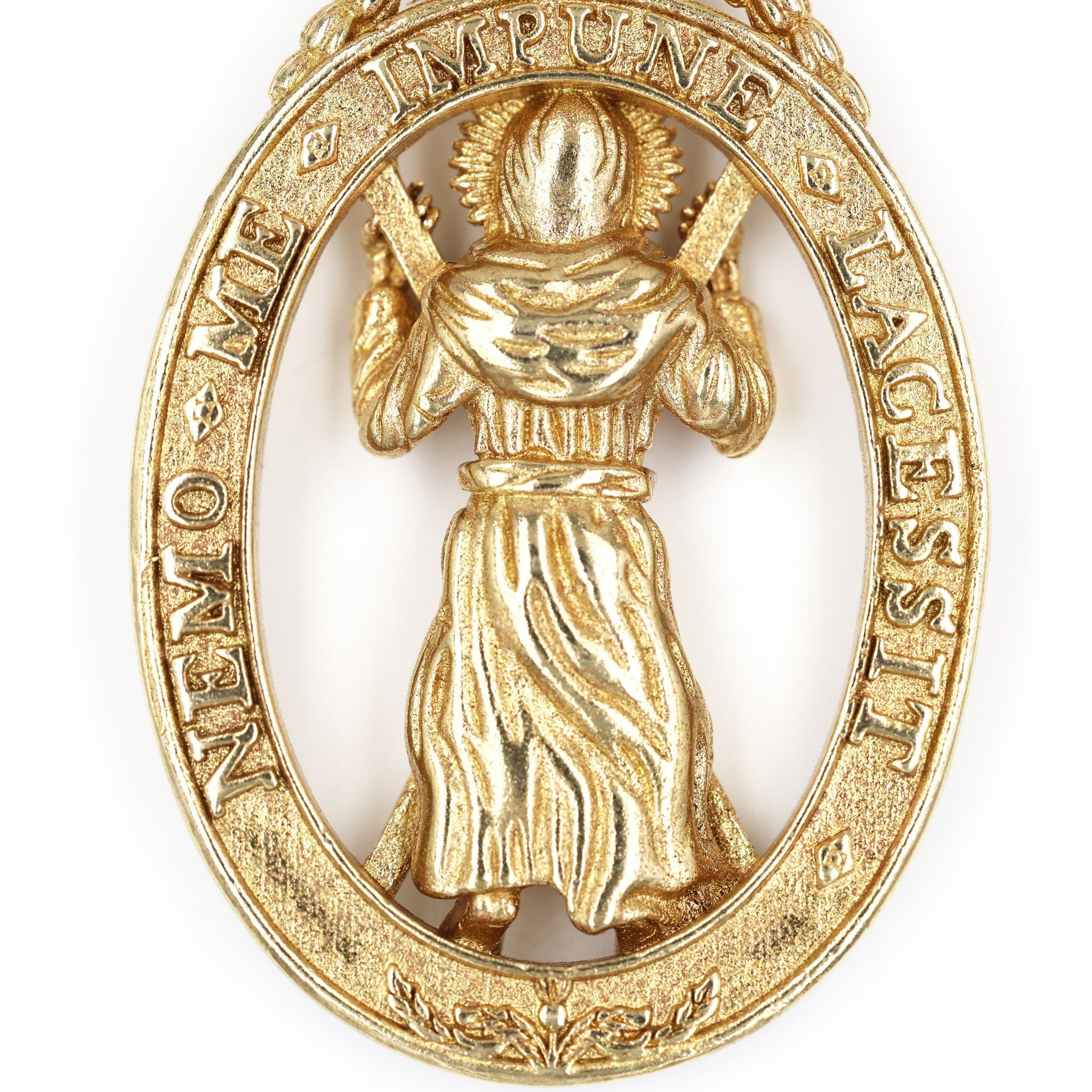 2 Stück Britische Hosenbandorden & Distelorden Anhänger Messing Replik Sammleranfertifung