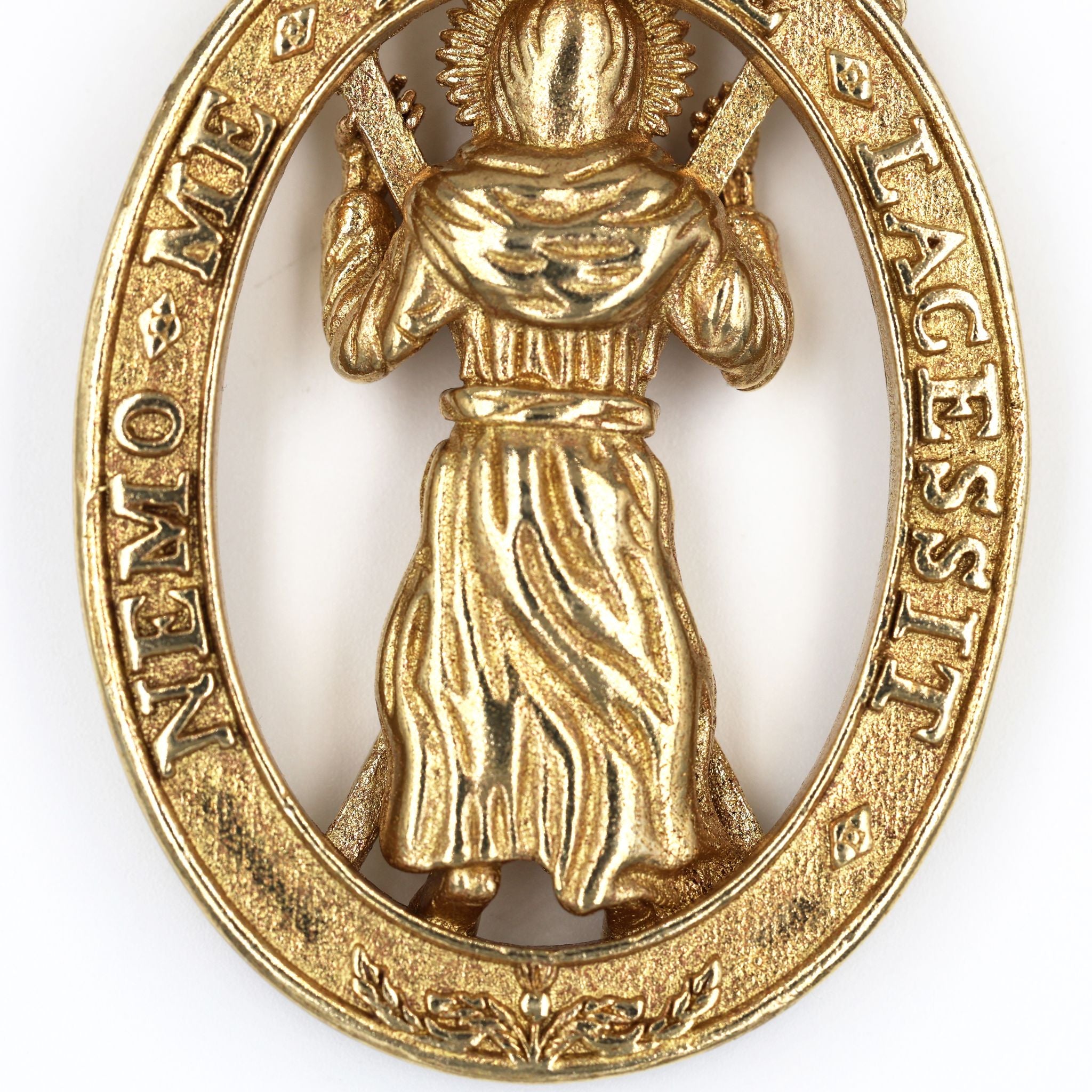 2 Stück Britische Hosenbandorden & Distelorden Anhänger Messing Replik Sammleranfertifung