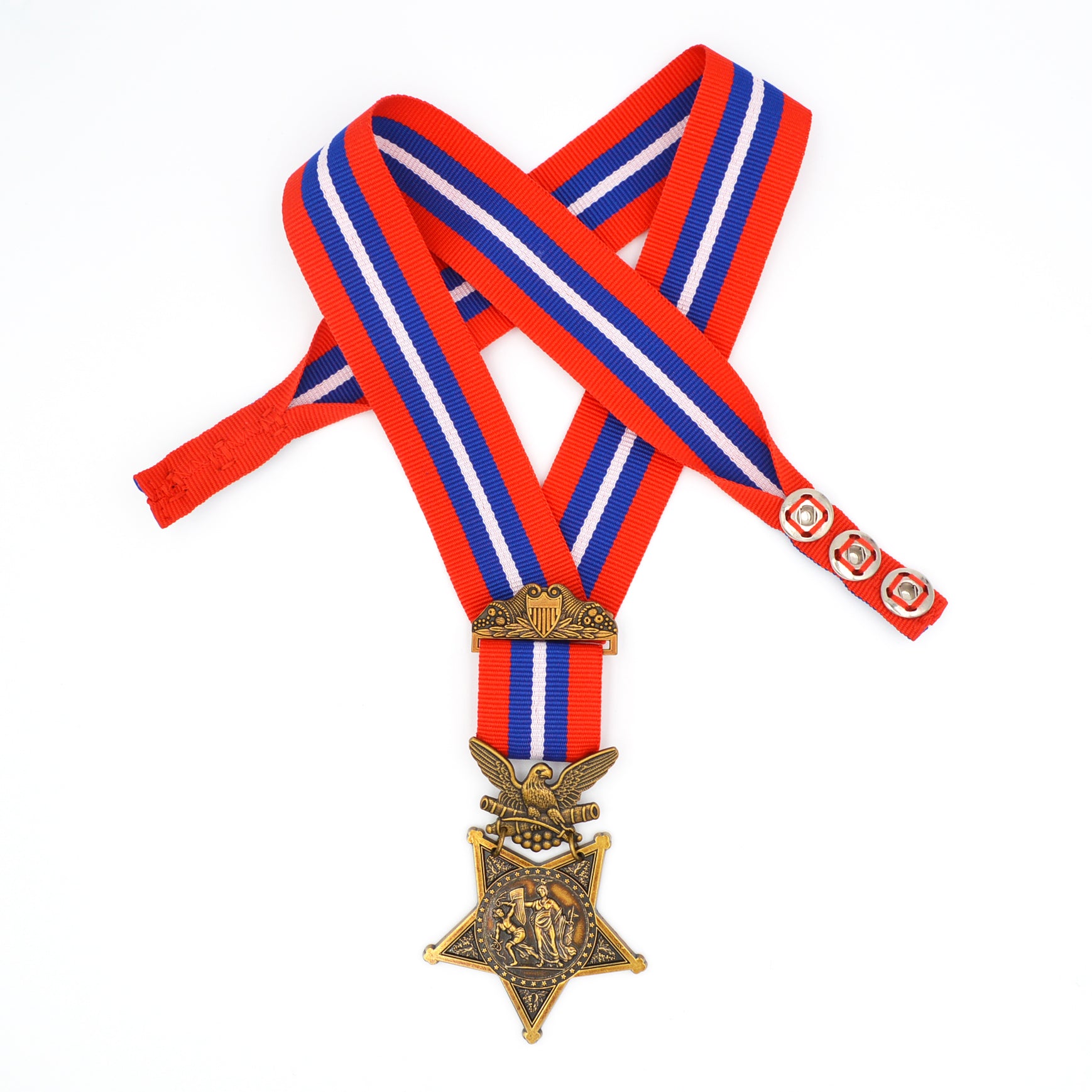 US Orden Army Medal of Honor 1896–1904 Halsorden – Museumsreplik Sammleranfertigung Reproduktion mit Etui