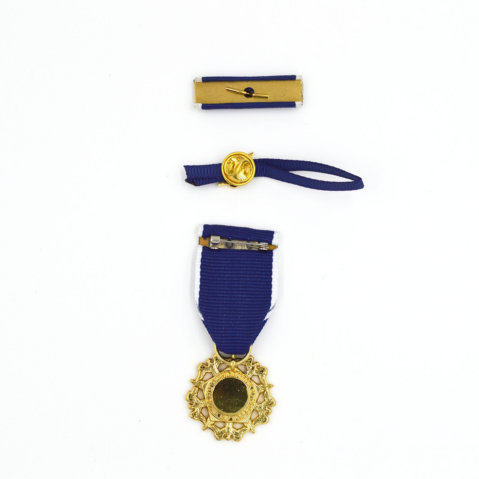 US-Präsidentielle Freiheitsmedaille „With Distinction“ (Presidential Medal of Freedom with Distinction) – Sammleranfertigung in Vollgröße – USA Bruststern-Set