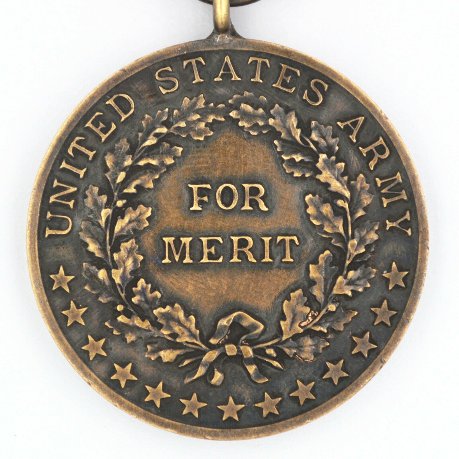 US Army Certificate of Merit Medal (1905–1918) / US Army Verdienstmedaille („Certificate of Merit“) – Replik-Set (Bandspange & Etui)
