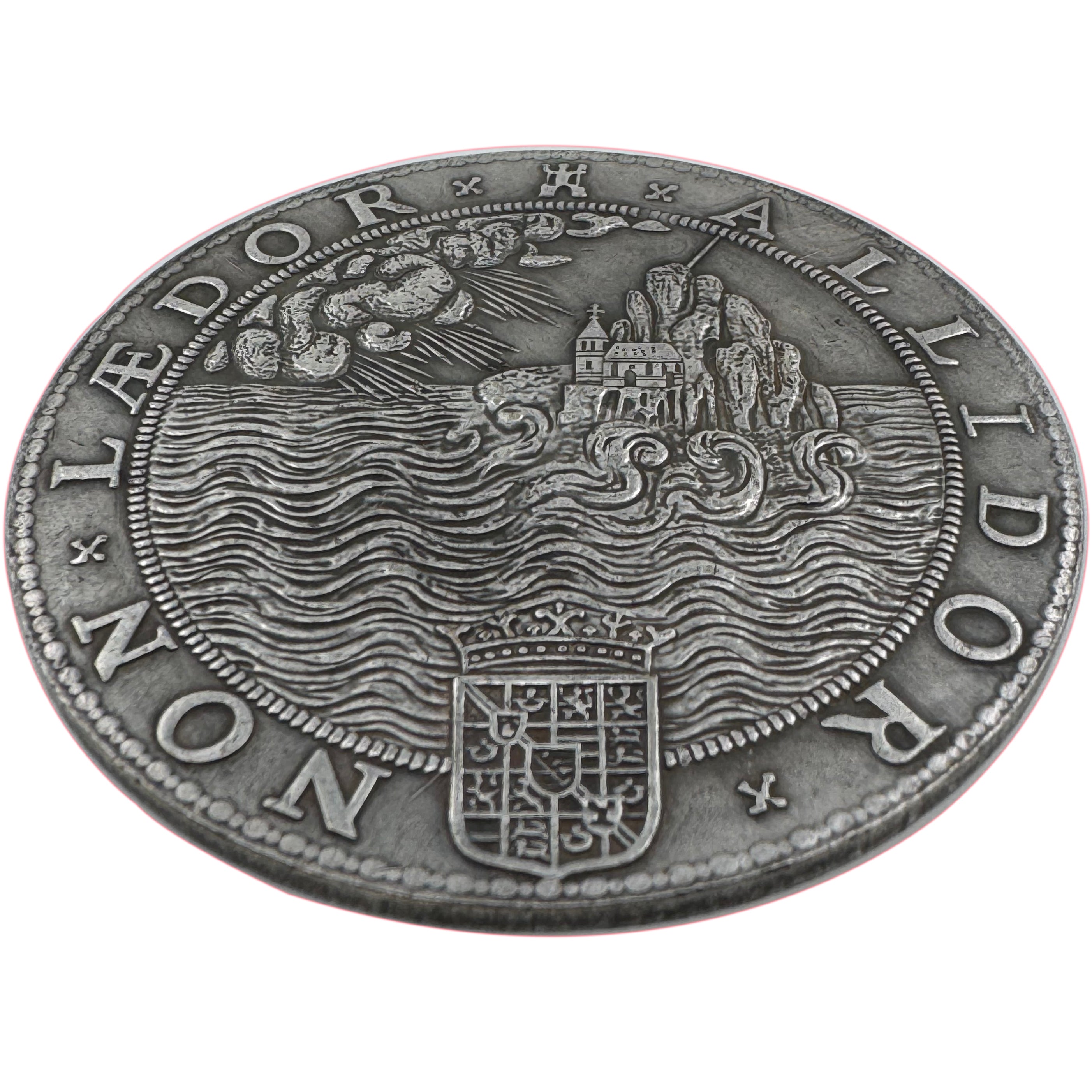 England UK 1588 „Sieg über die Spanische Armada“ Medaille / Elizabeth I – Defeat of the Spanish Armada Medal – Replik (Sammleranfertigung)